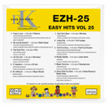 Easy Karaoke Hits Vol 25 CD+G Disc EZH-25 12 Track Disc