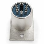 5 Pin XLR Male Chassis Plug with Solder Terminals
