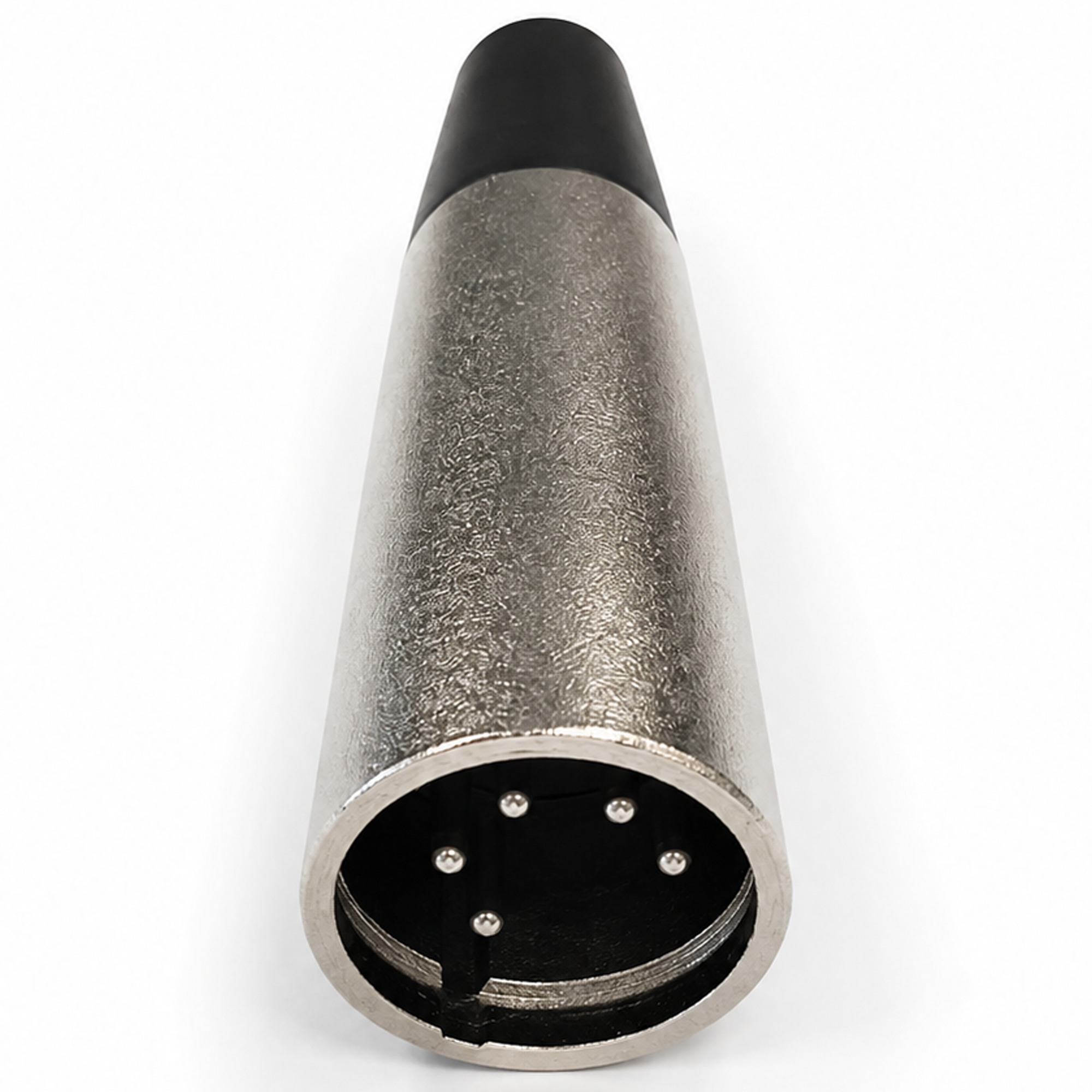 5 Pin XLR Male Plug with Solder Terminals & Cable Protector