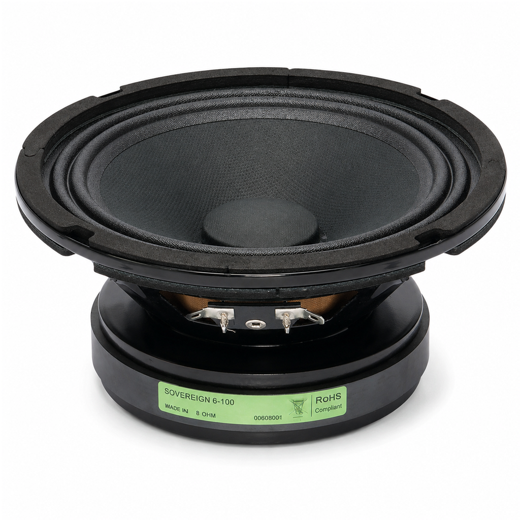 Replacement 6" Speaker Driver Sovereign 6-100 100W Mid / Bass