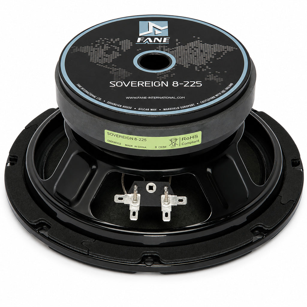 Replacement 8" Speaker Driver Sovereign 8-225 225W