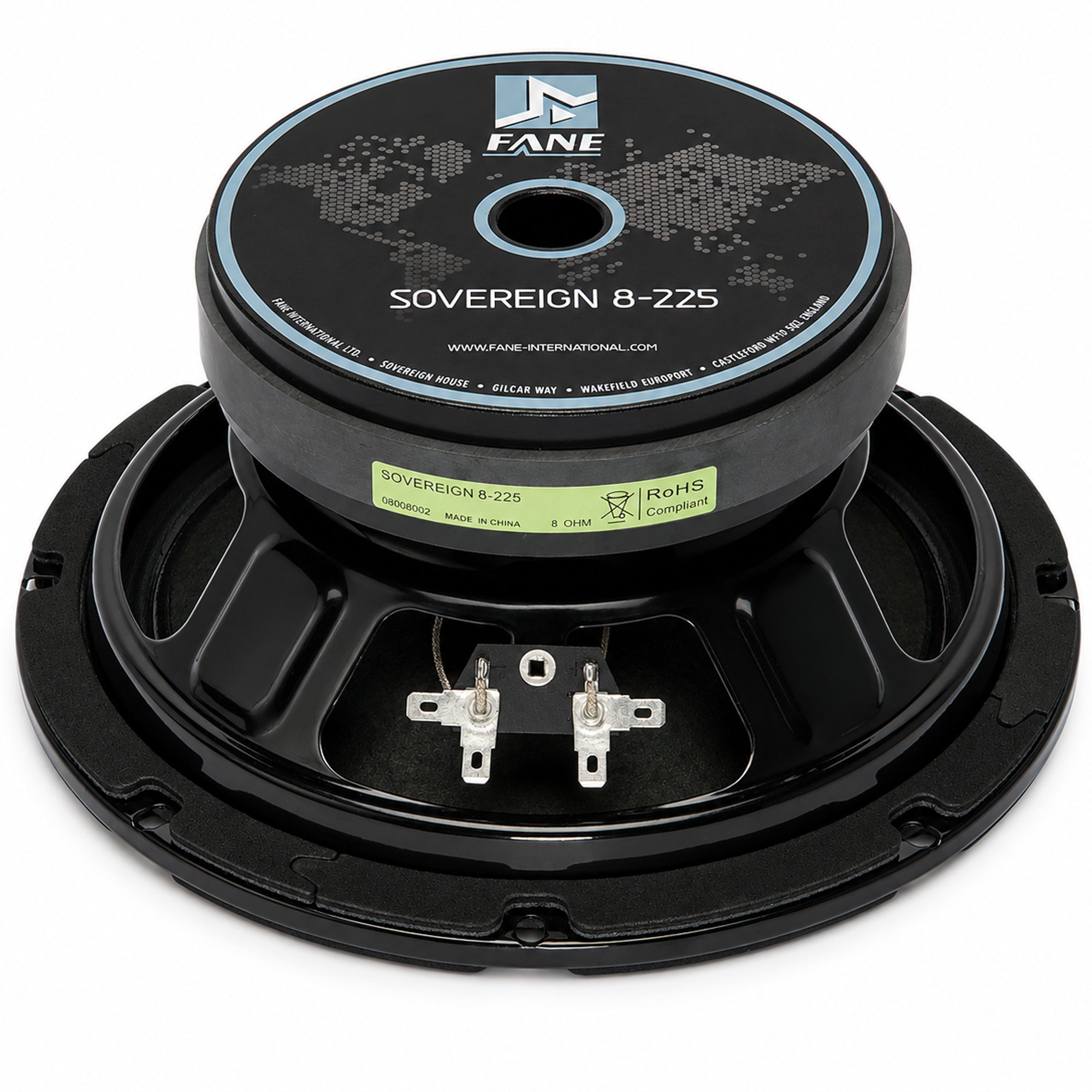 Replacement 8" Speaker Driver Sovereign 8-225 225W