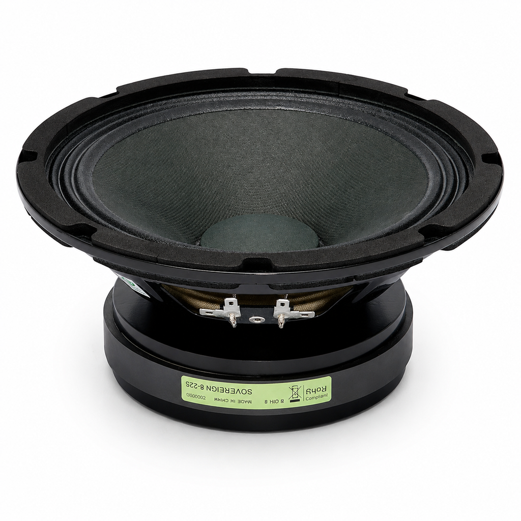 Replacement 8" Speaker Driver Sovereign 8-225 225W