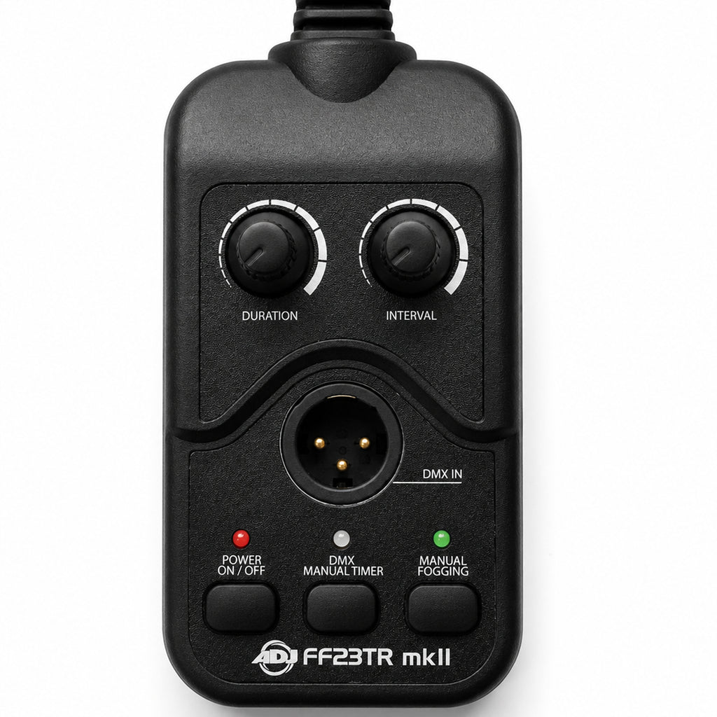ADJ FF23TR Fog Fury 2000 and 3000 DMX Timer Remote for DJ Club Smoke Machines