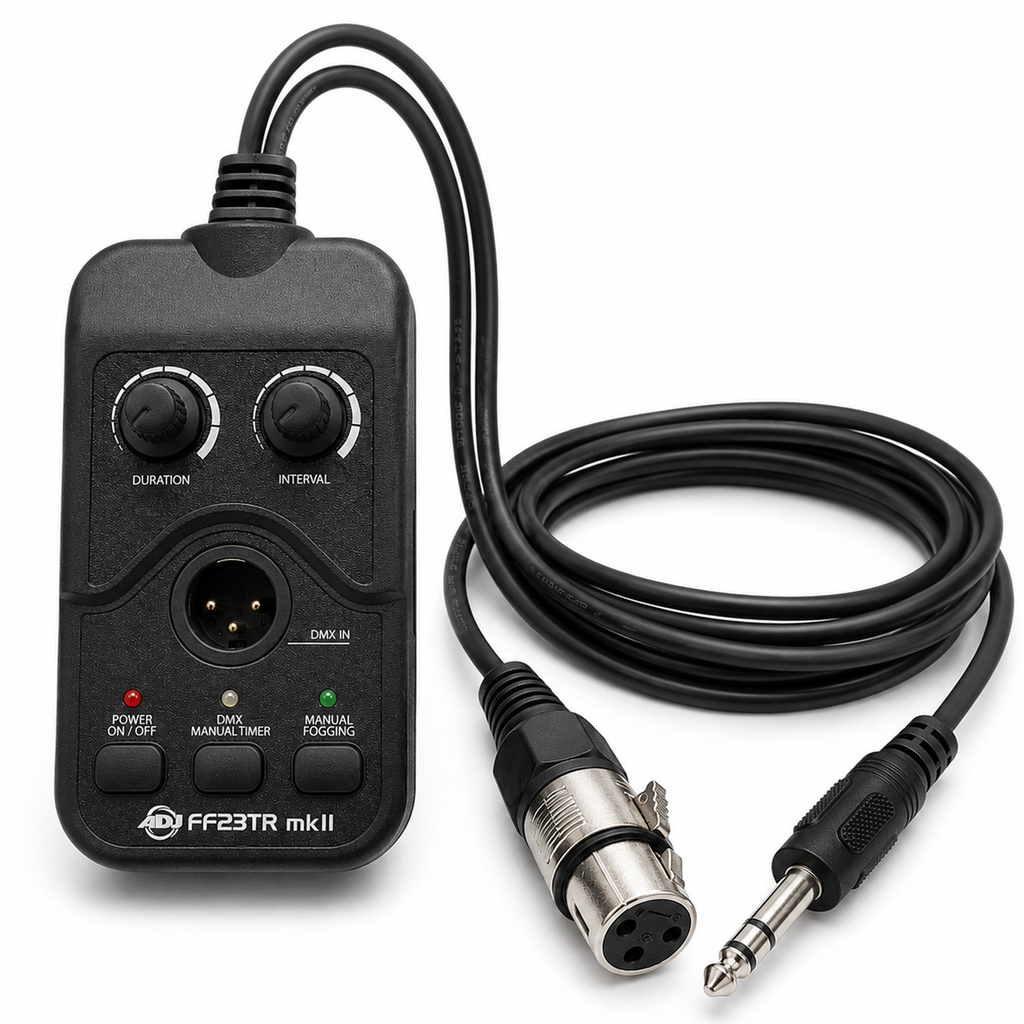 ADJ FF23TR Fog Fury 2000 and 3000 DMX Timer Remote for DJ Club Smoke Machines