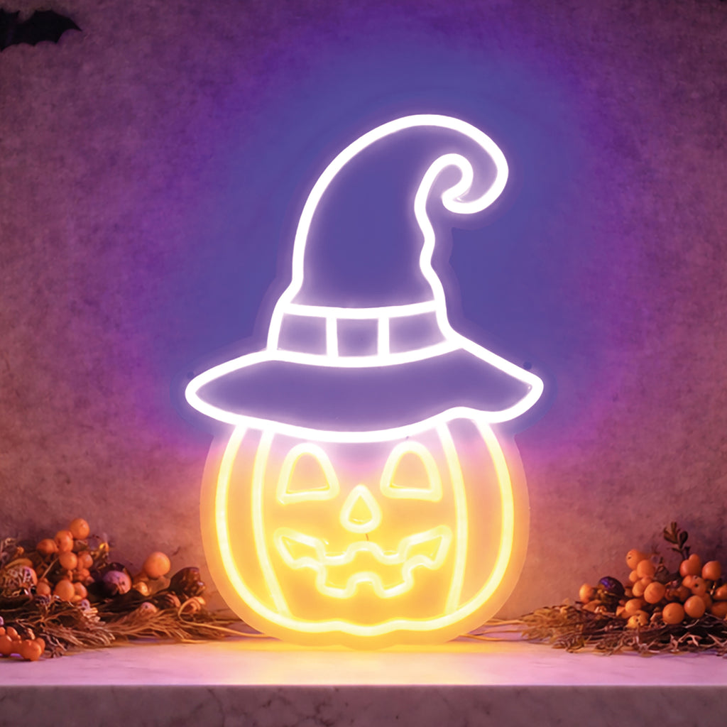 Halloween Neon Light Silhouette USB Decor Pumpkin Ghost Skull