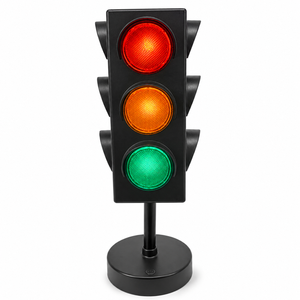 Traffic Light Mini Party Light Kids Disco USB or Battery