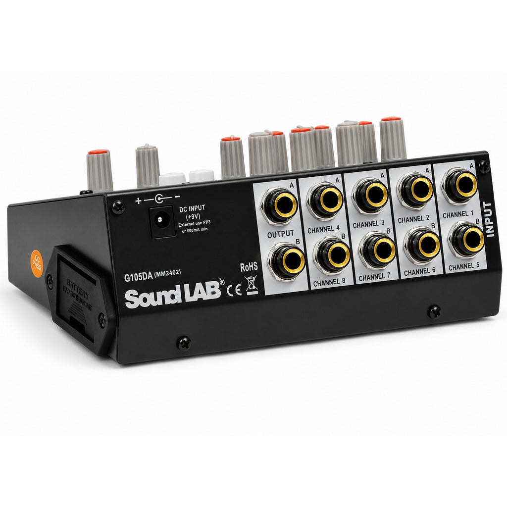 4 Channel Stereo or Mono Microphone Mixer