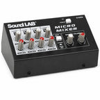 4 Channel Stereo or Mono Microphone Mixer