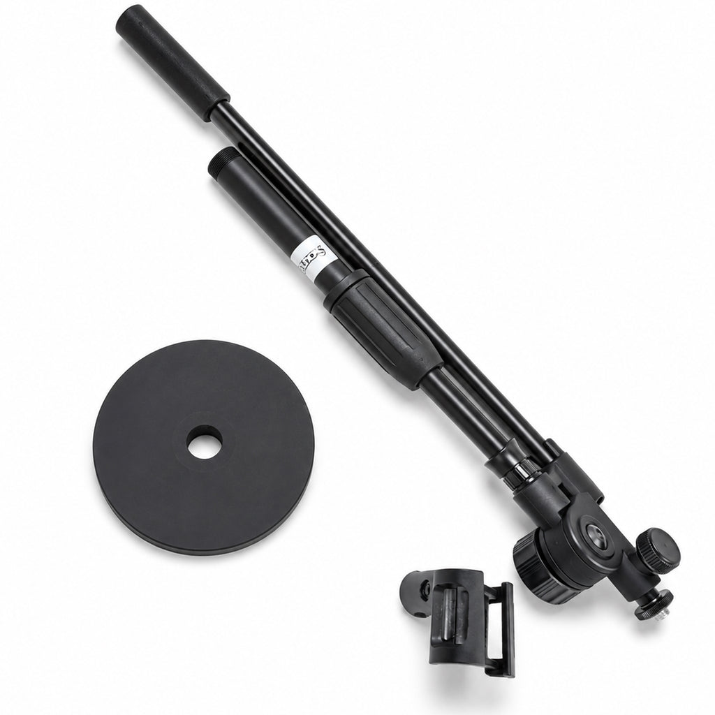Tabletop Heavy Base Desk Microphone Stand Adjustable Height and Angle