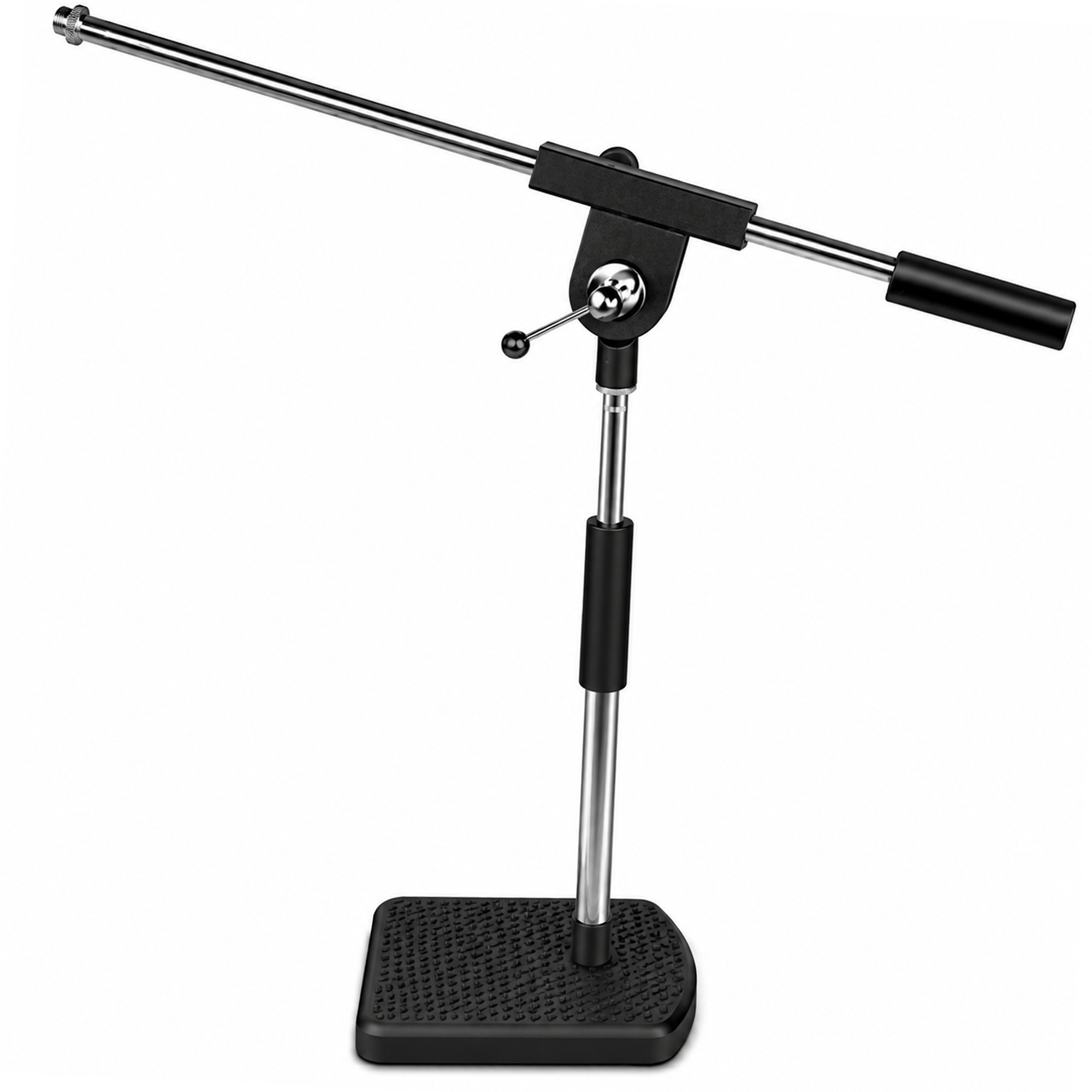 Tabletop Heavy Base Desk Microphone Stand Adjustable Height and Angle