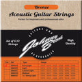 Set of 6 or 12 High Quality Bronze Acoustic Guitar Strings