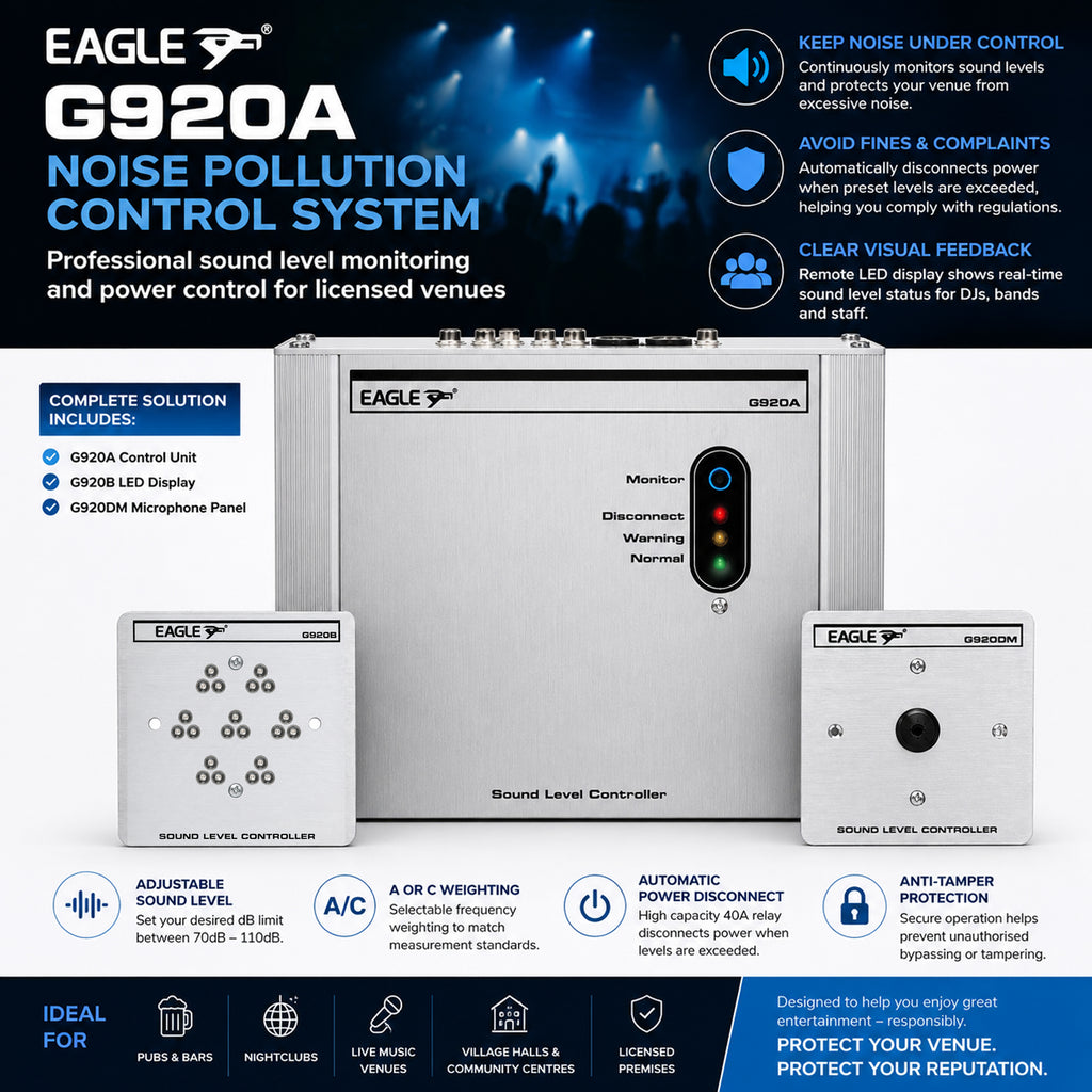 Sound Pollution Control System Commercial Noise Limiter G920A (Graded)