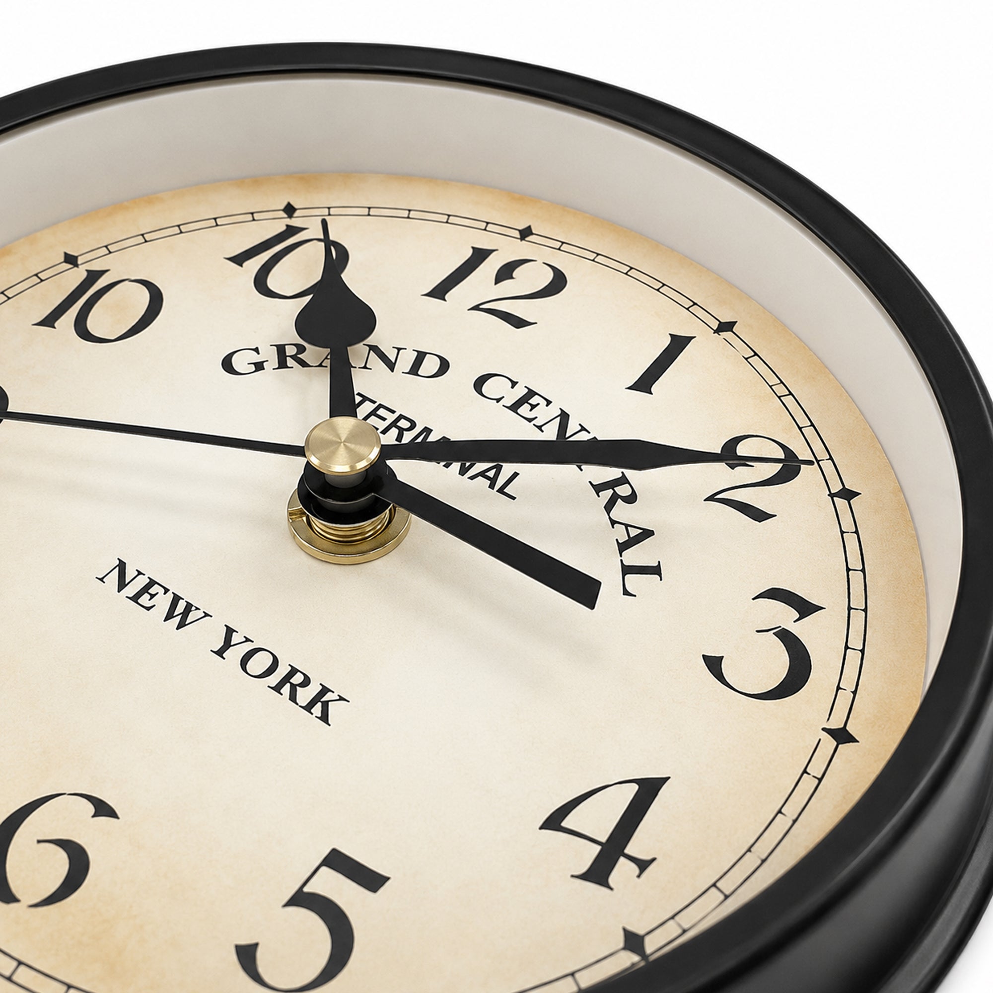 Double Sided Outdoor Station Clock 12cm New York Grand Central Style