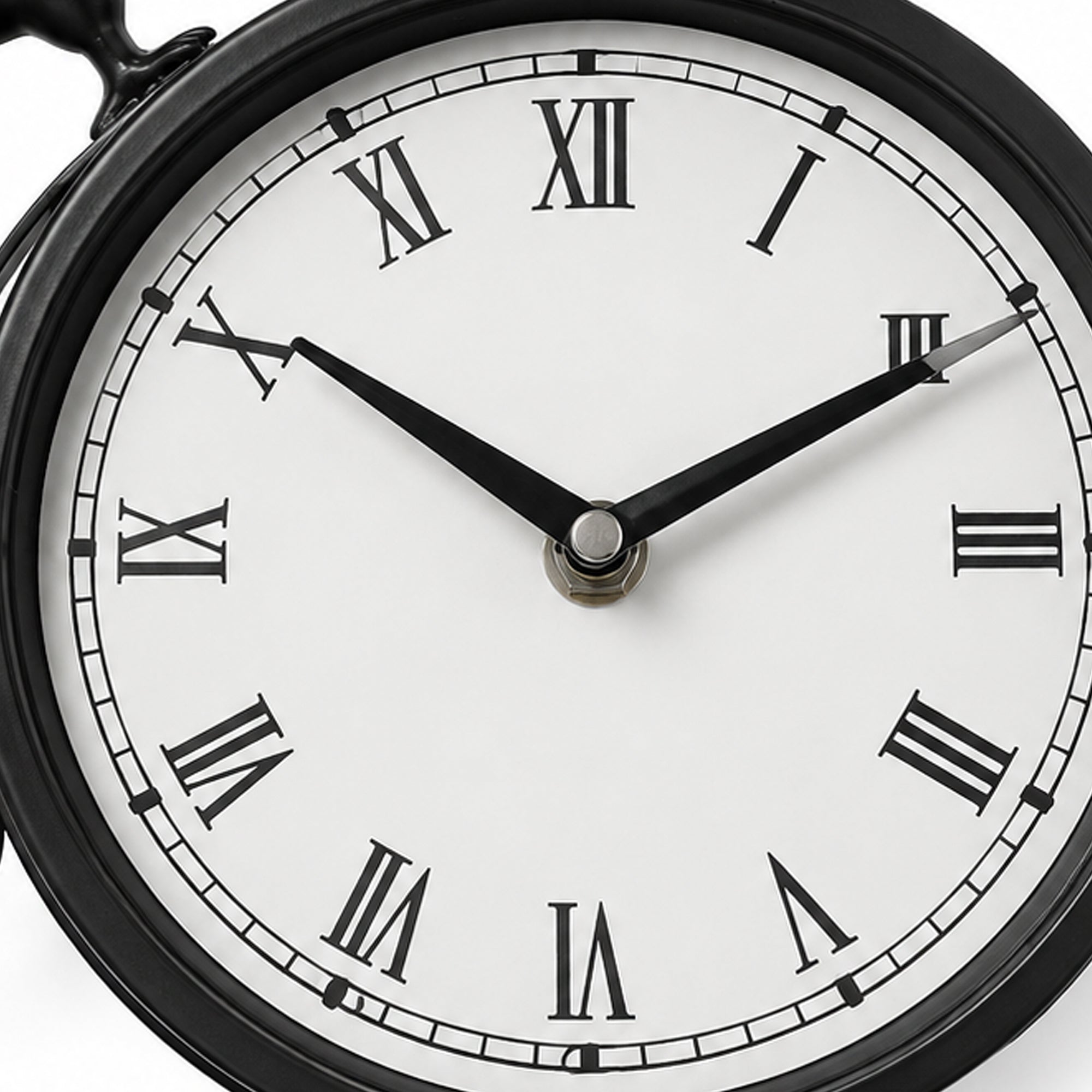 Double Sided Outdoor Station Clock 20cm Rustic Country Farmhouse Style