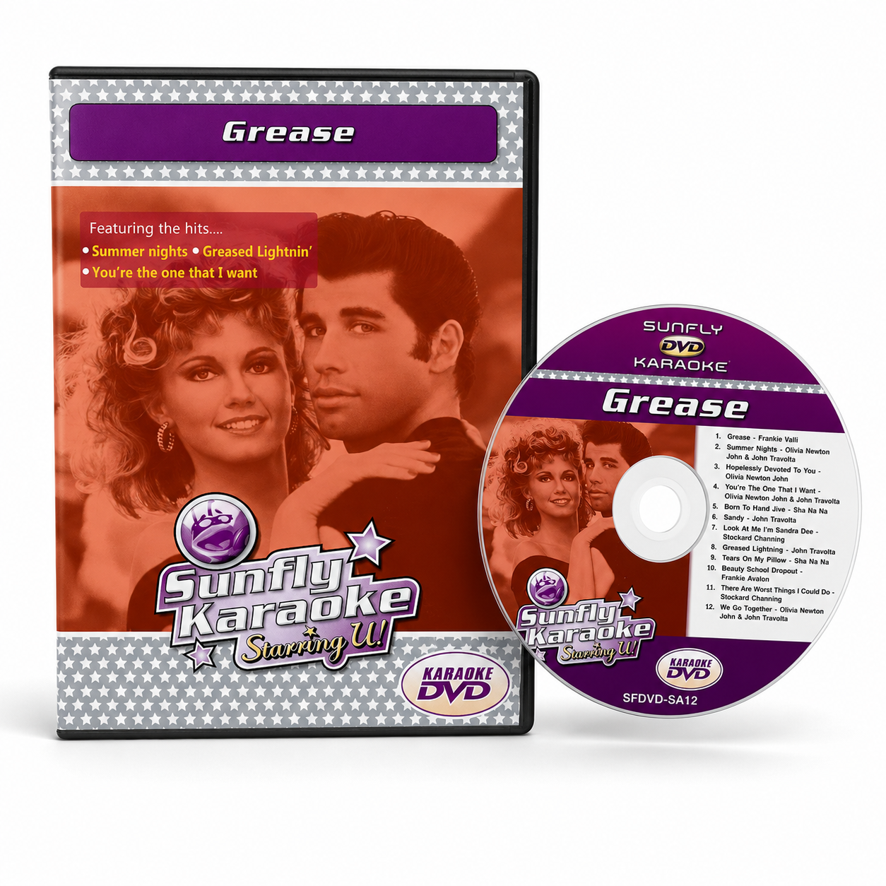 Karaoke DVD Grease - Full Video / Blue Options - All Region