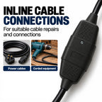 2 Way 10 A In-line Impact Resistant Mains Connector Joiner