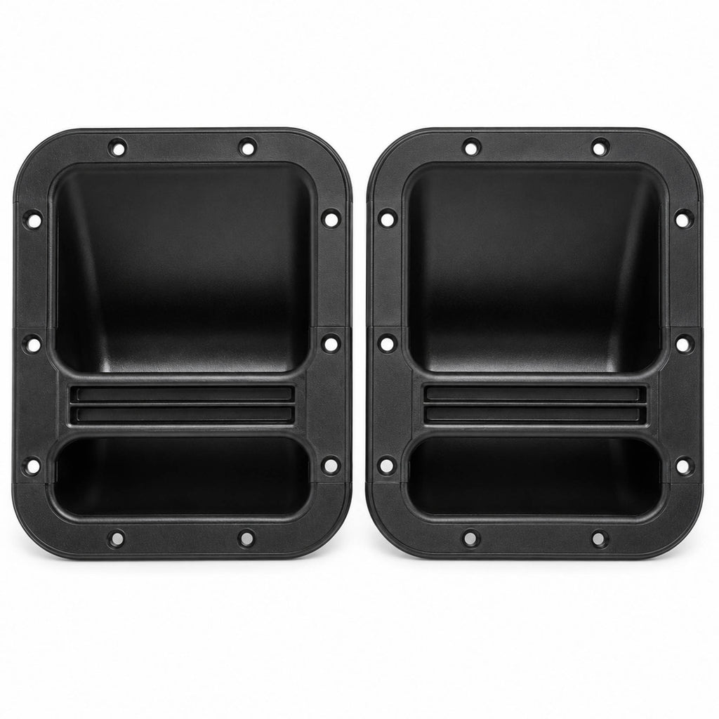 Large Plastic Recessed Cabinet Bar Handles (Pair)