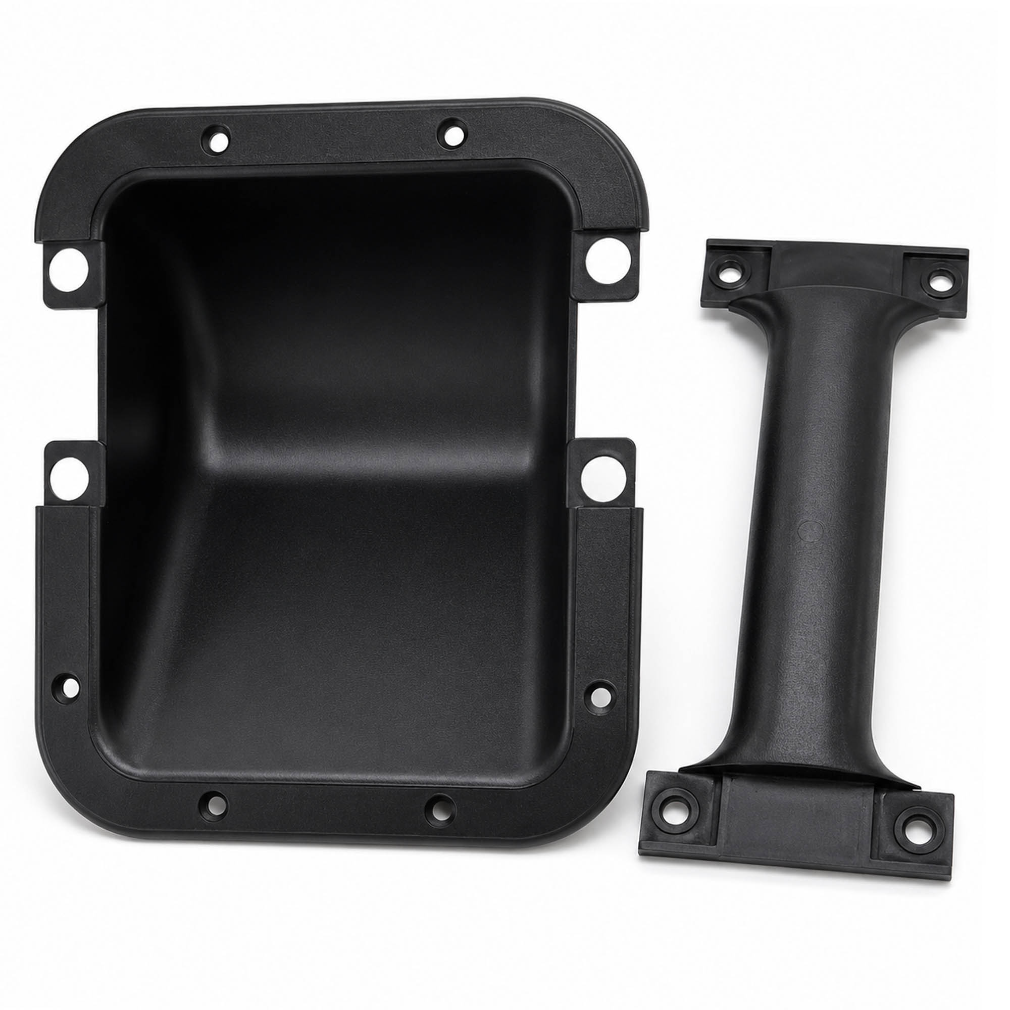 Large Plastic Recessed Cabinet Bar Handles (Pair)