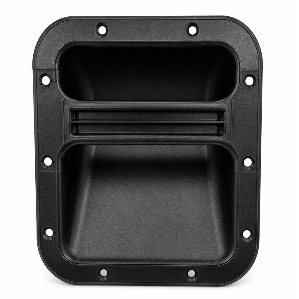 Large Plastic Recessed Cabinet Bar Handles (Pair)