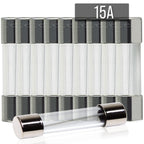 Slow Blow Glass Fuses 5mm x 20mm Packed in 10's - Timed Blow Fuse