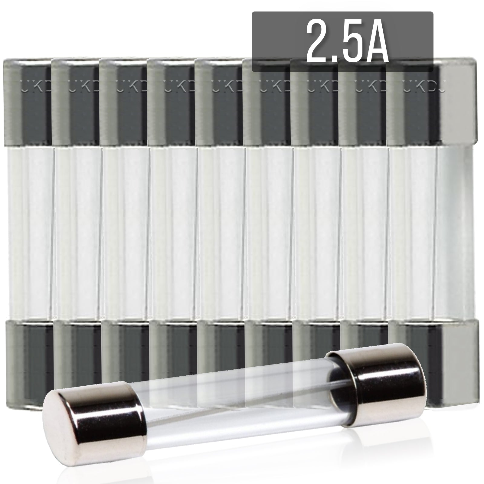 Quick Blow Glass Fuses 6mm x 32mm Packed in 10's - Fast Blow Fuse