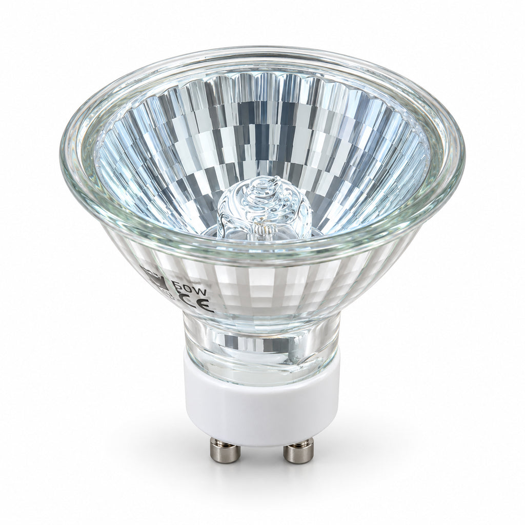 50W Halogen GU10 Lamp Warm White Pack of 10
