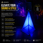 Double Sided Speaker Stand Cover Scrim