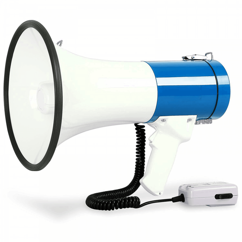 25W Pro Handheld & Shoulder Megaphone Public Address