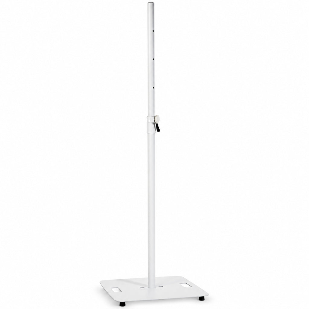 16" Mirror Ball Kit with White Stand, Curved Motor Bracket inc Pinspot