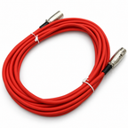 6M XLR Female To Male XLRF-XLRM OFC Lead RED