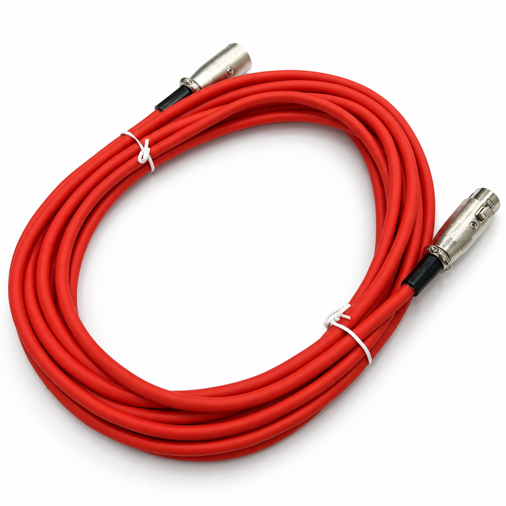 6M XLR Female To Male XLRF-XLRM OFC Lead RED