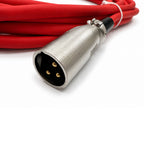 6M XLR Female To Male XLRF-XLRM OFC Lead RED