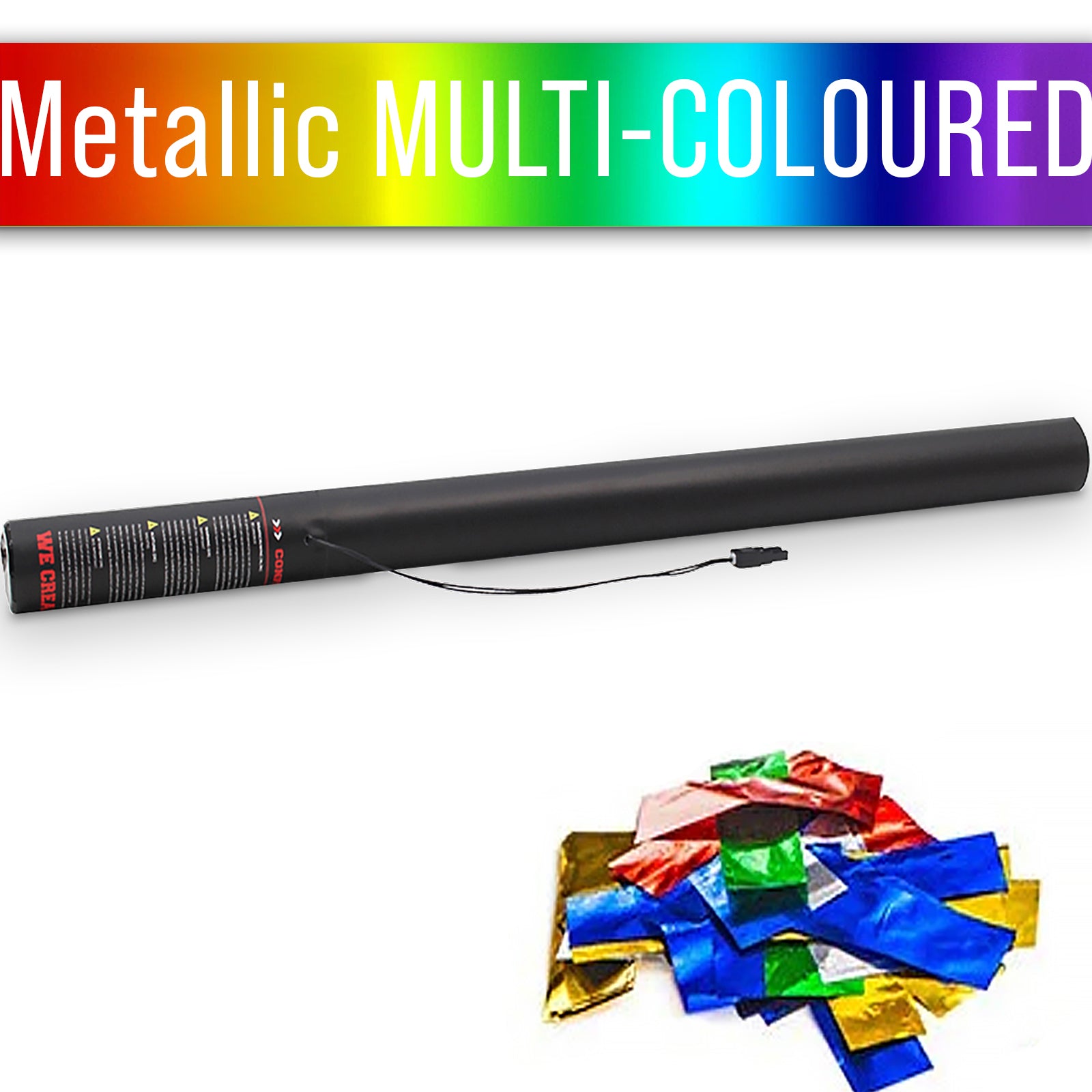 Equinox Electric Confetti Cannon 80cm Multi Options