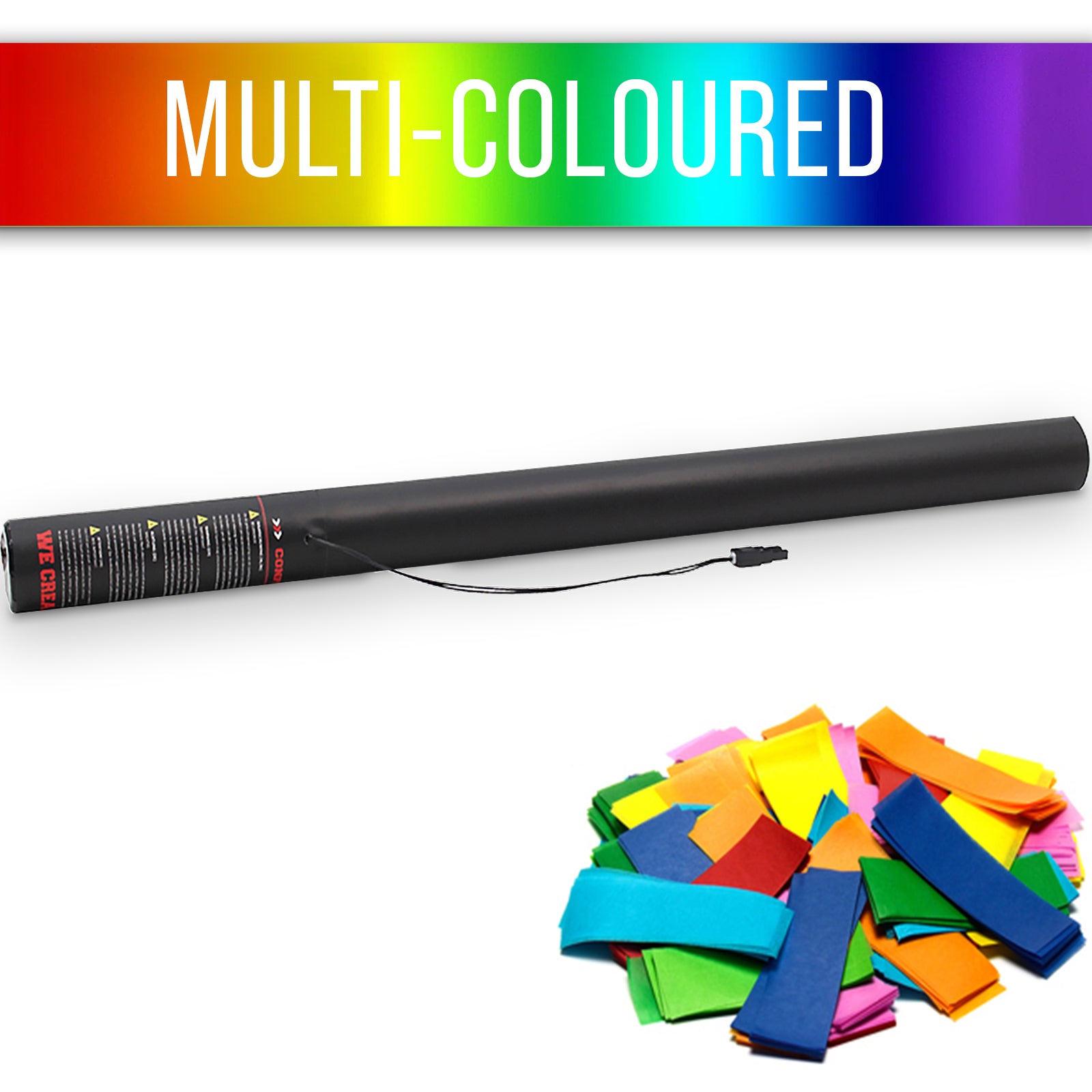 Equinox Electric Confetti Cannon 80cm Multi Options