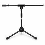 Pair of Low Level Microphone Stands with Boom Arms