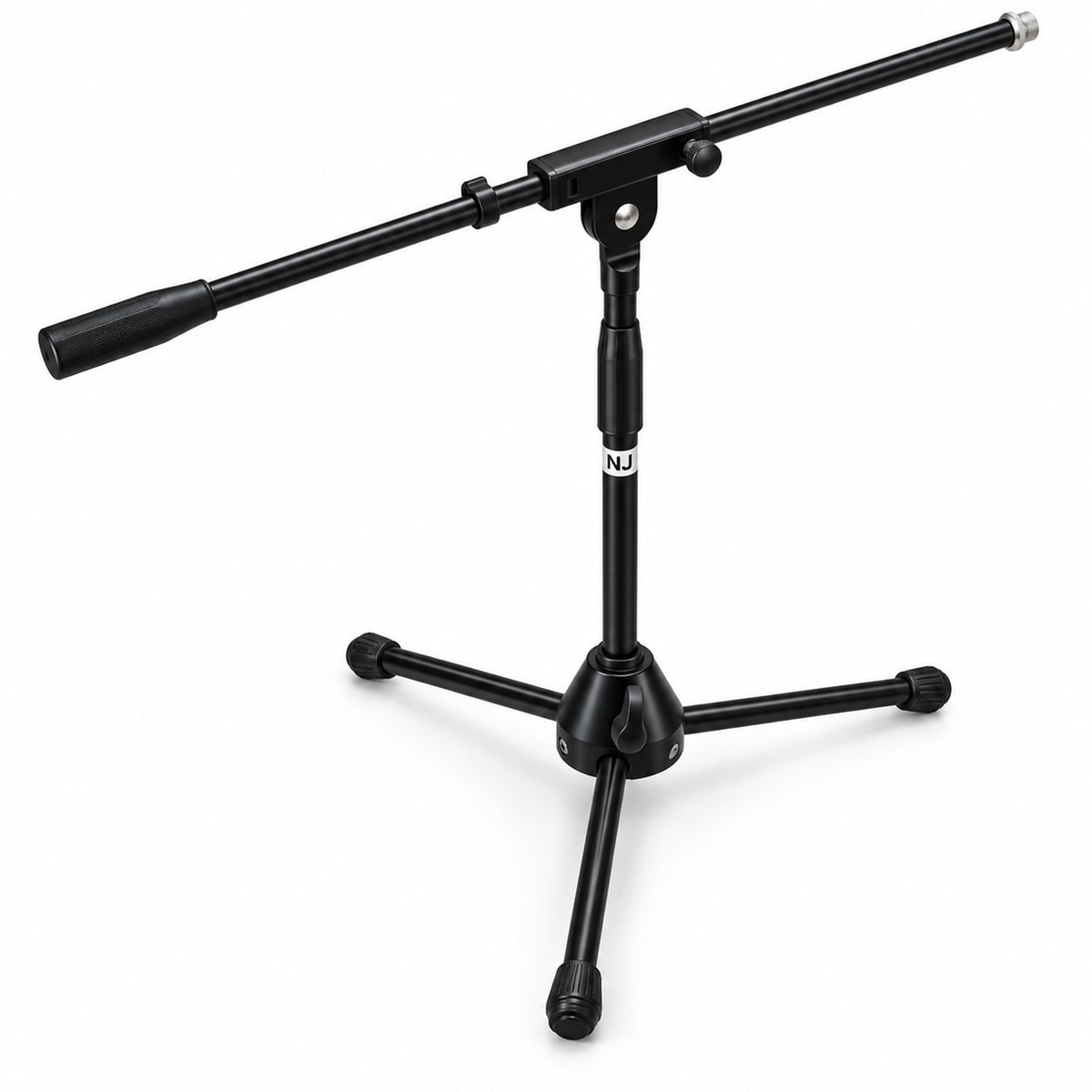 Pair of Low Level Microphone Stands with Boom Arms
