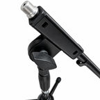 Pair of Low Level Microphone Stands with Boom Arms