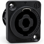NL4MPXX 4 Pole Male Speakon Chassis Connector NL4MP