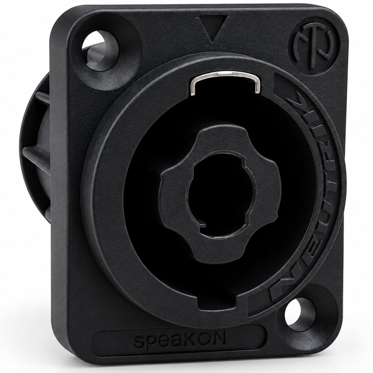 NL4MPXX 4 Pole Male Speakon Chassis Connector NL4MP
