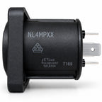 NL4MPXX 4 Pole Male Speakon Chassis Connector NL4MP