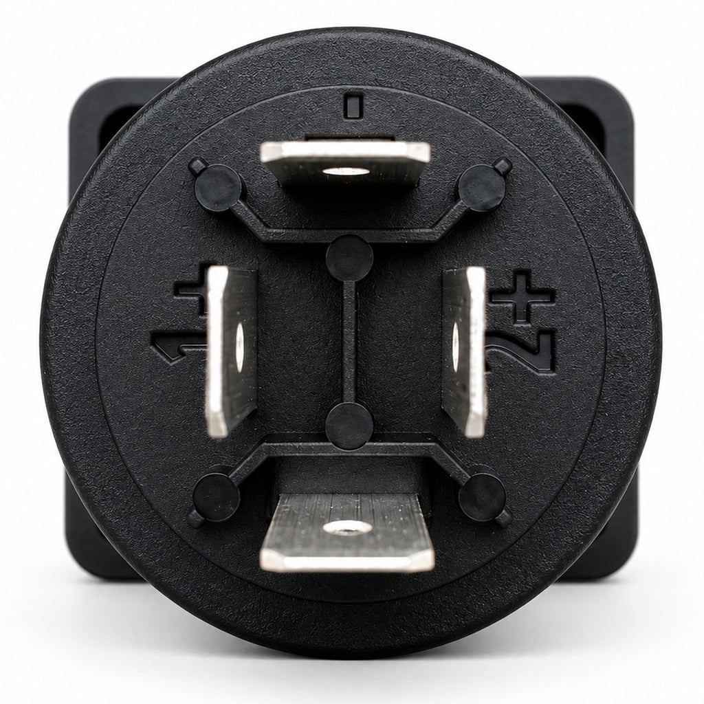 NL4MPXX 4 Pole Male Speakon Chassis Connector NL4MP