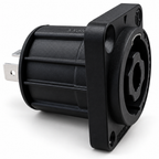 NL4MPXX 4 Pole Male Speakon Chassis Connector NL4MP