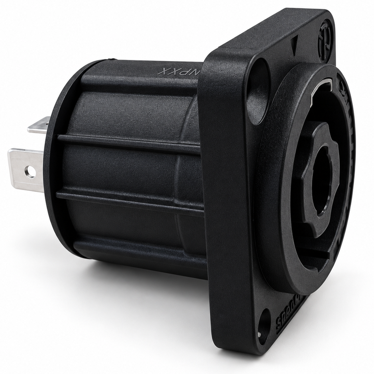 NL4MPXX 4 Pole Male Speakon Chassis Connector NL4MP