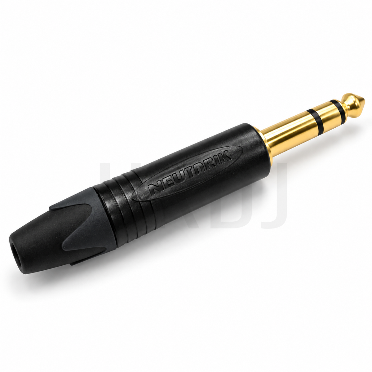 NP3X-B 6.35mm Stereo TRS Jack Plug Gold Contacts