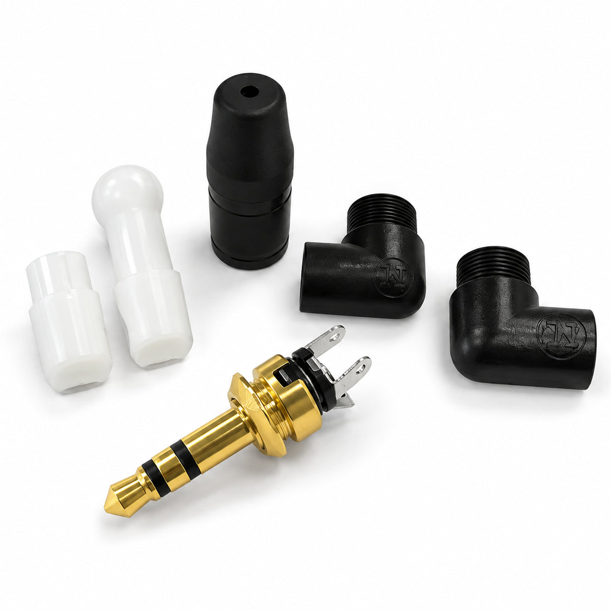NTP3RC-B 3.5mm Stereo TRS Jack Plug Gold Contacts