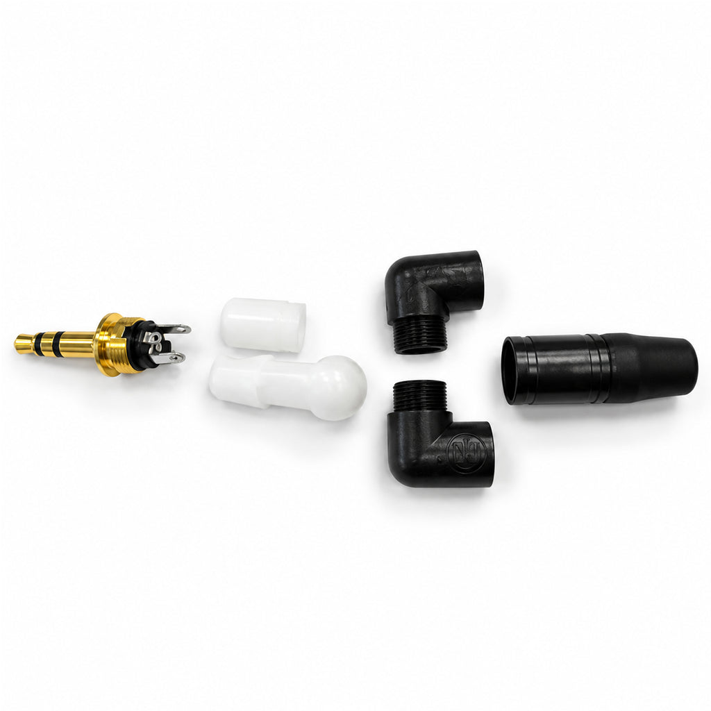 NTP3RC-B 3.5mm Stereo TRS Jack Plug Gold Contacts