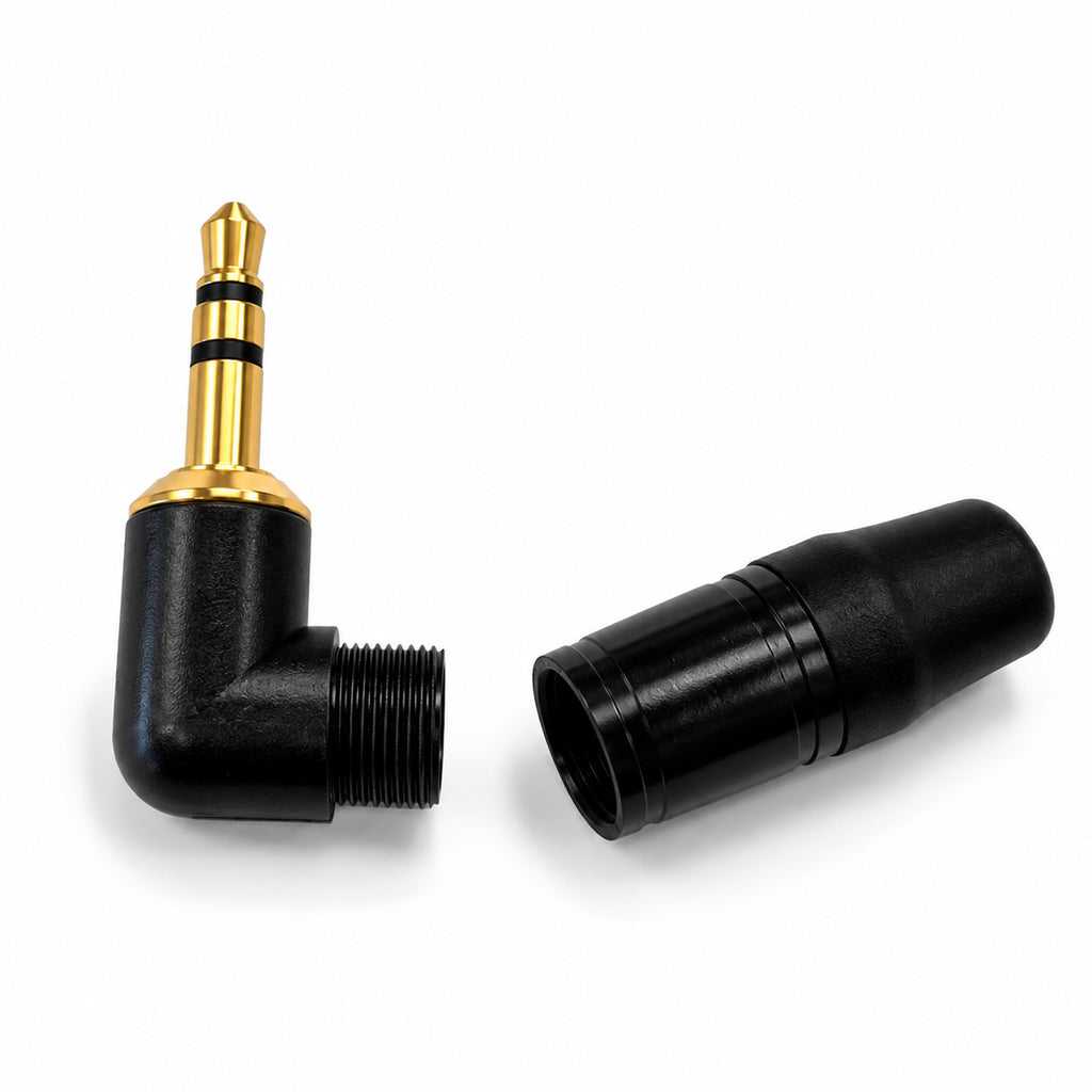 NTP3RC-B 3.5mm Stereo TRS Jack Plug Gold Contacts