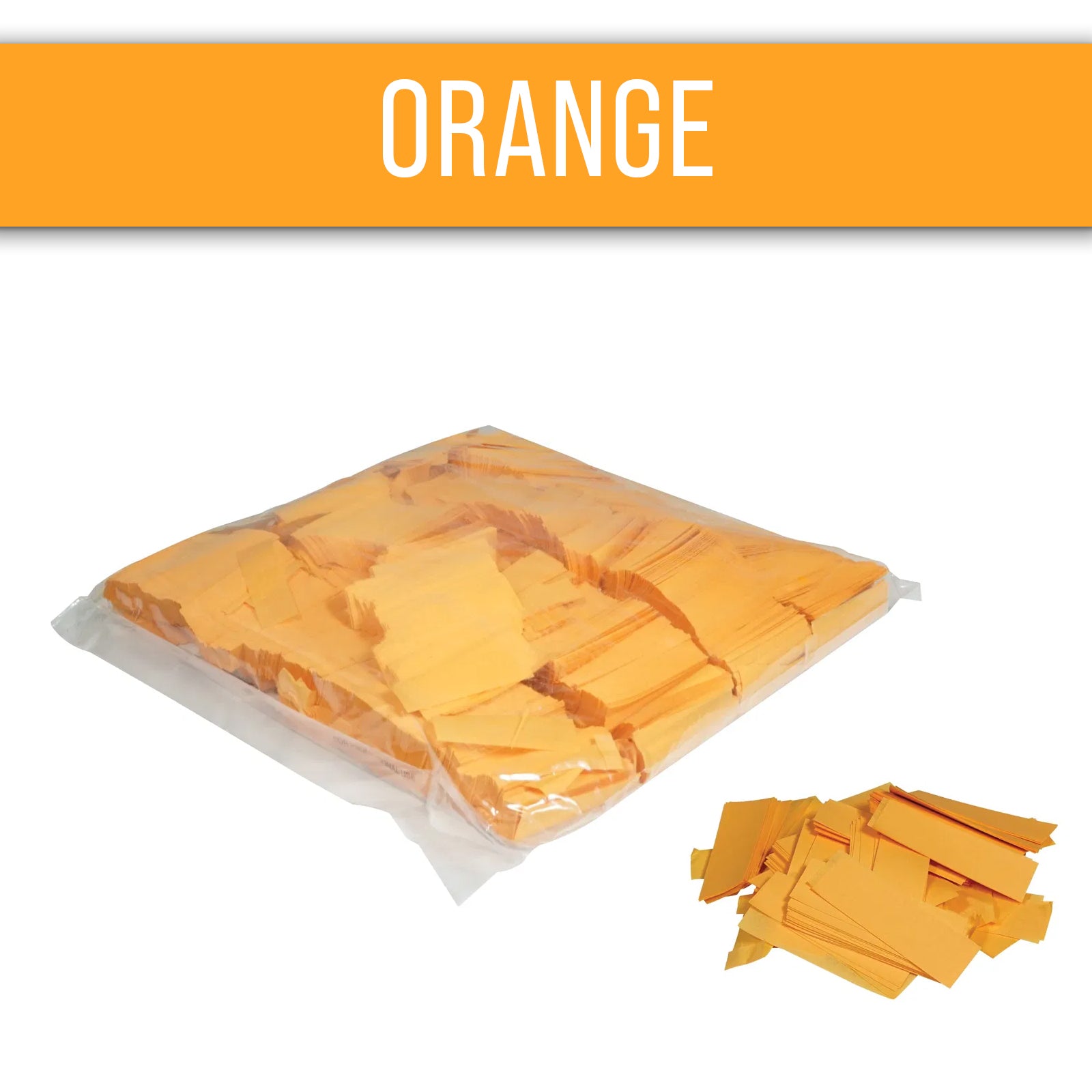 Loose Confetti 17 x 55mm Coloured Options 1kg