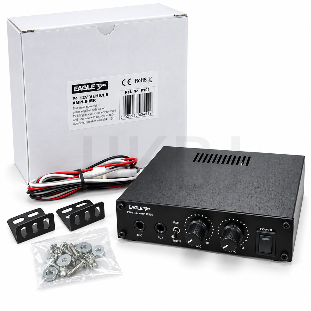 12v Amplfier 12w Mobile PA for Boats and Cars